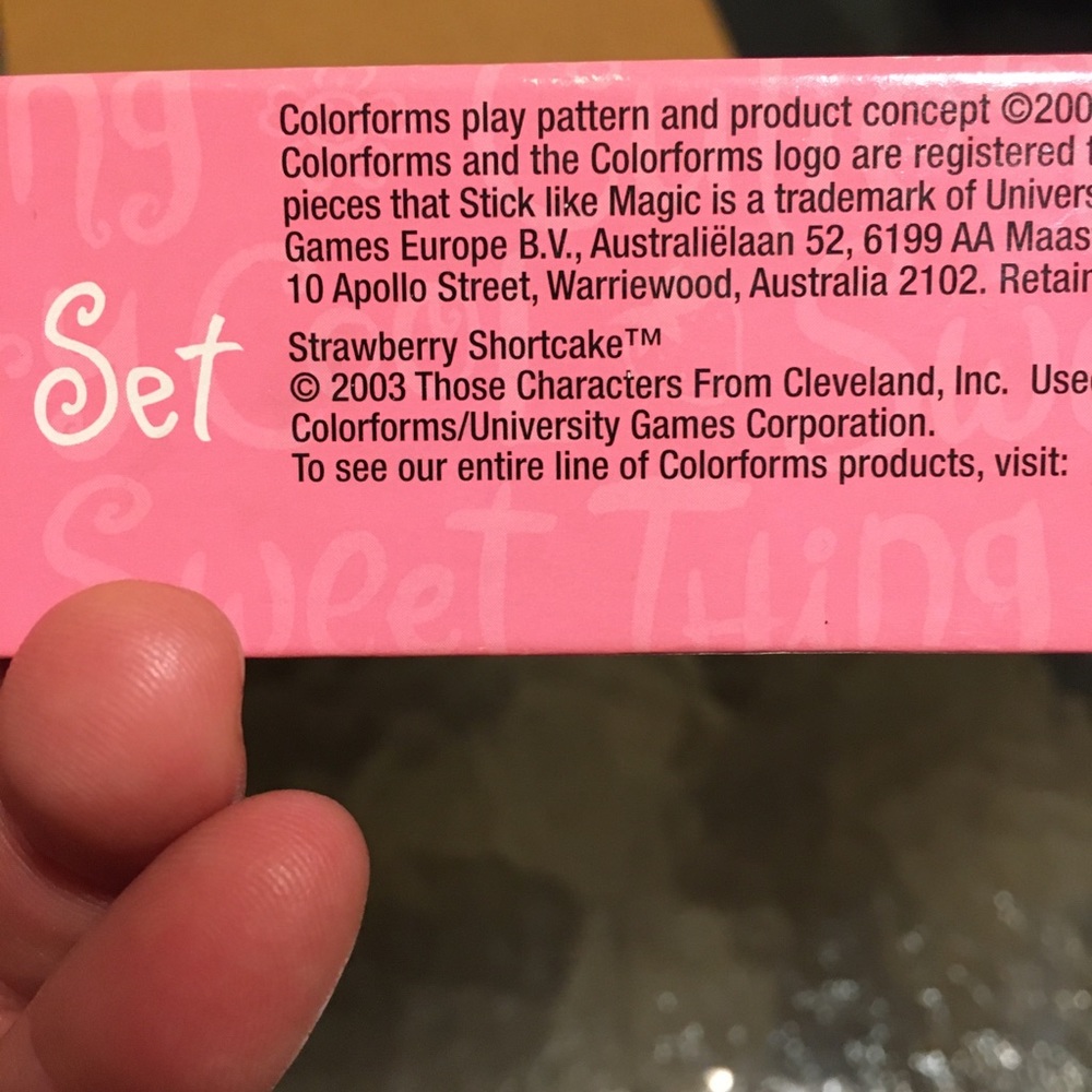 2003 Strawberry Shortcake Colorforms Near Complete - Picture 7 of 7
